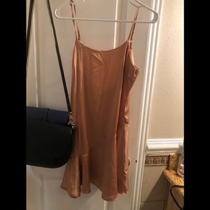 Nasty gal cute tan dress